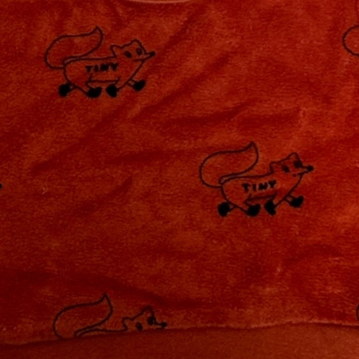 TINYCOTTONS Second Hand Sweatshirt mit Fuchs-Print | Rostrot | Gr. 68 (6M)