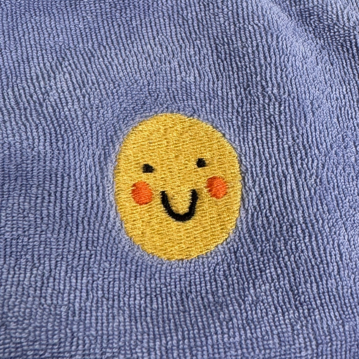 HEMA Frottee Pullover Blau mit Sonne | Gr. 62