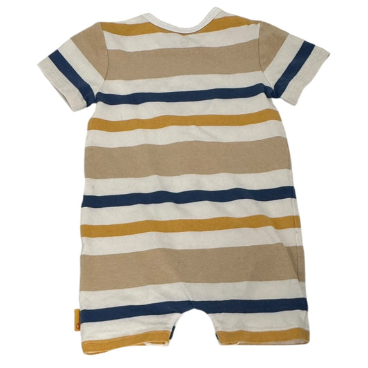 Steiff Gestreifter Einteiler mit Bär | Gr. 68 (3-6M)