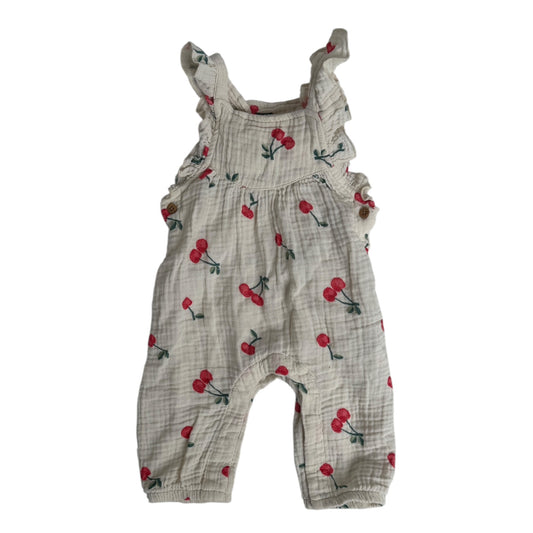 HEMA Musselin Romper mit Kirschen | Gr. 62