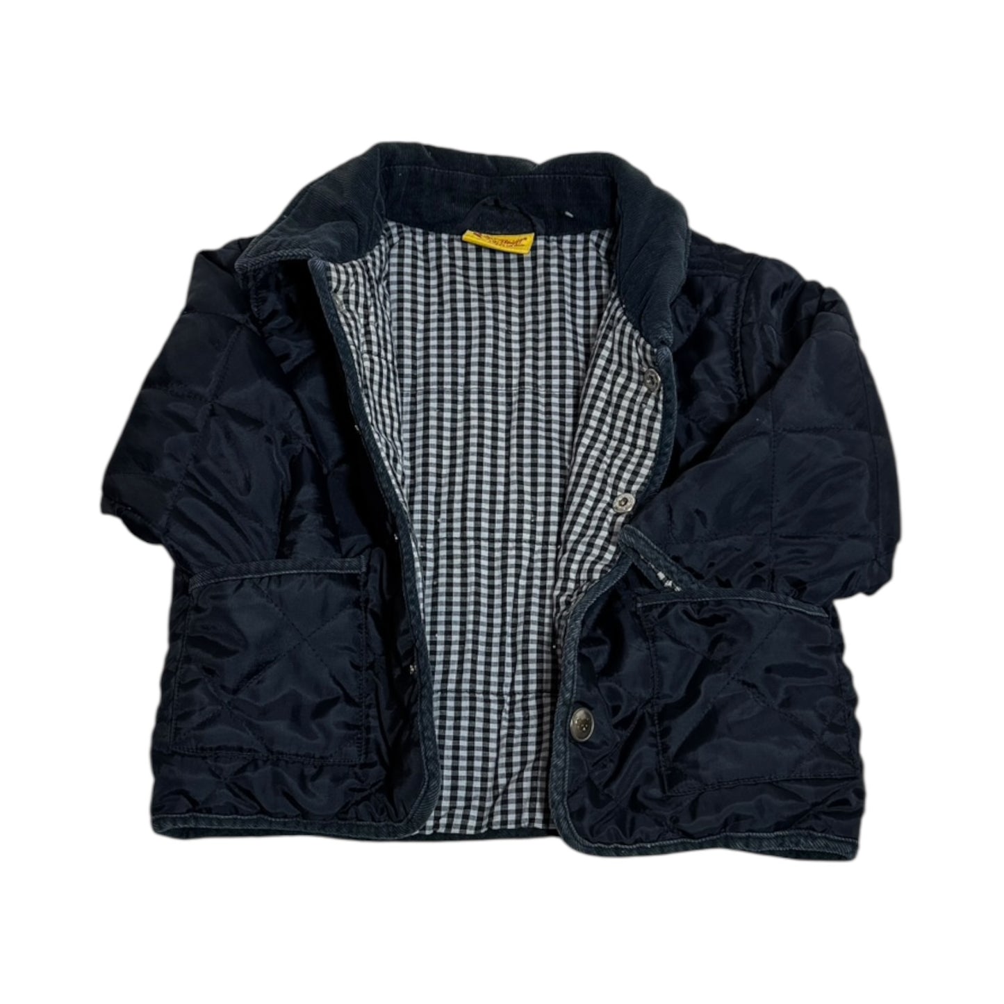 Steiff Steppjacke Navy mit großem Bären-Applikation | Gr. 68