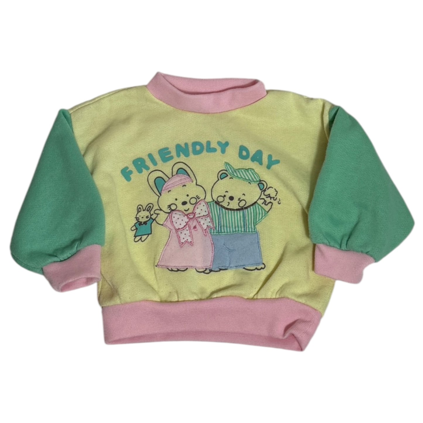 True Vintage Sweatshirt „Friendly Day“ | Gr. 62