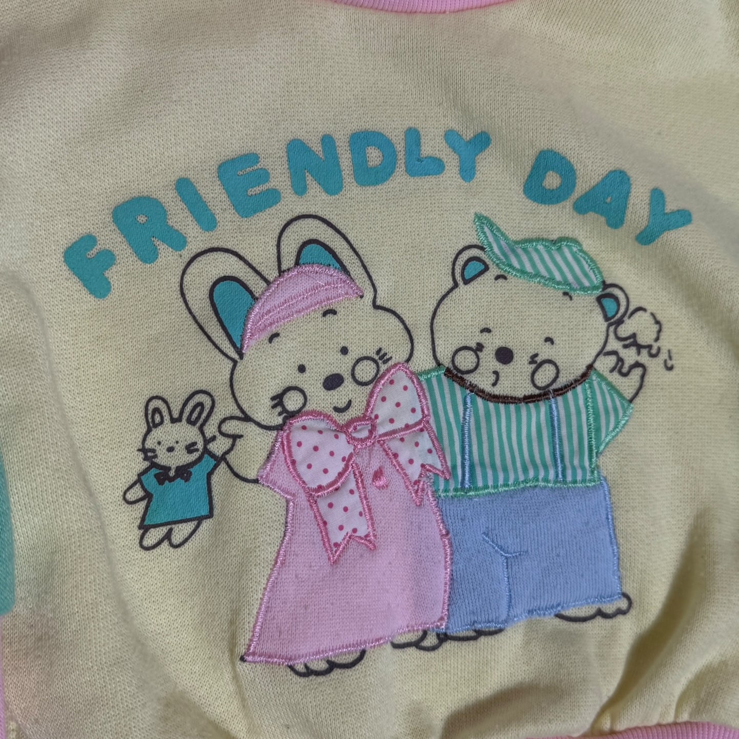 True Vintage Sweatshirt „Friendly Day“ | Gr. 62