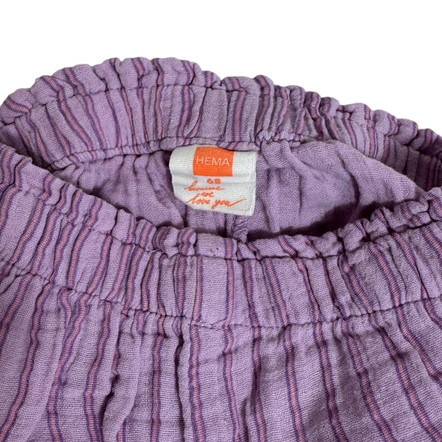 HEMA Musselin Shorts mit Volant | Gr. 68