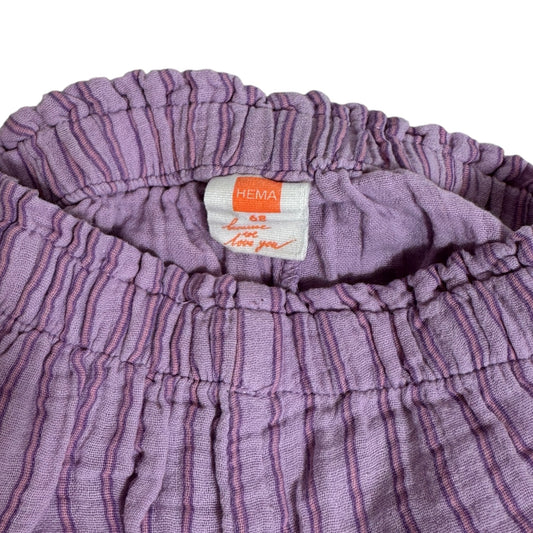 HEMA Musselin Shorts mit Volant | Gr. 68